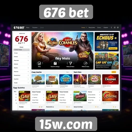 Evolução da interface do 676 bet em jogos online