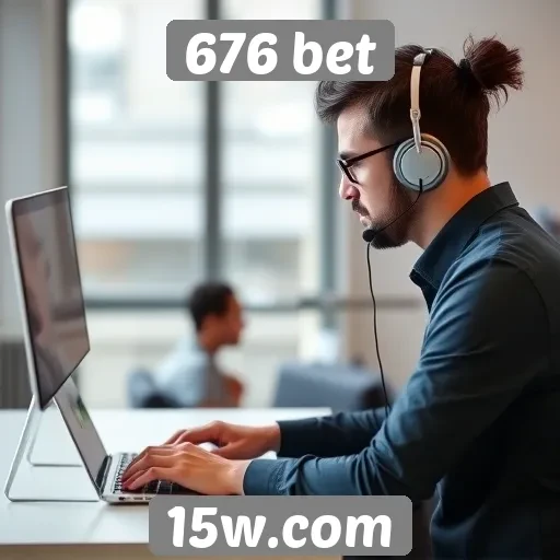 Casos de suporte ao cliente no 676 bet são analisados