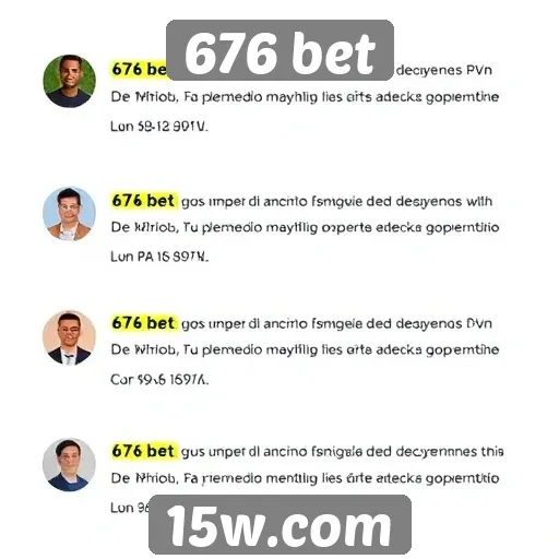 Depoimentos de usuários sobre a experiência no 676 bet